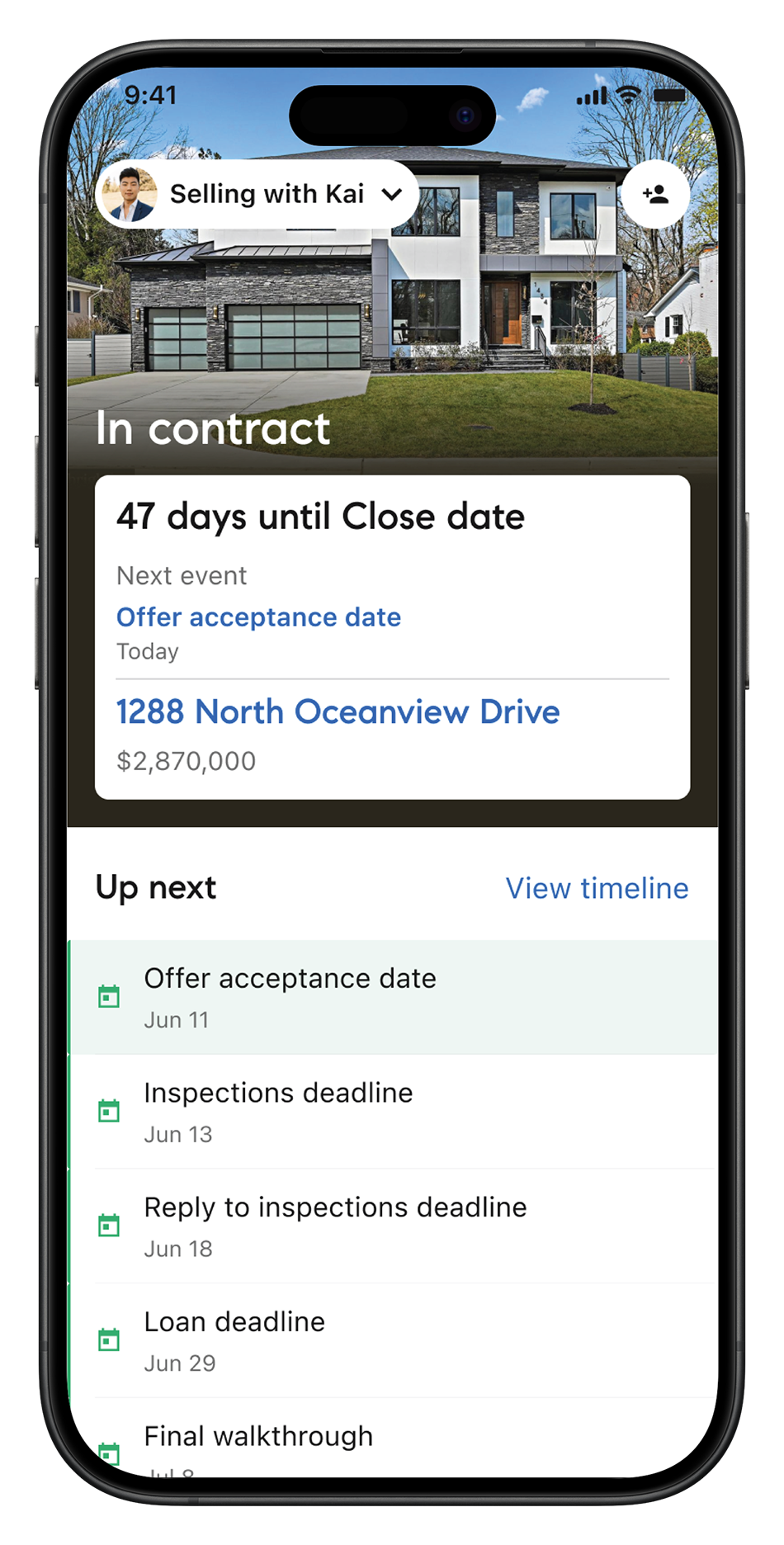 Mobile - Dashboard - Seller View -portrait