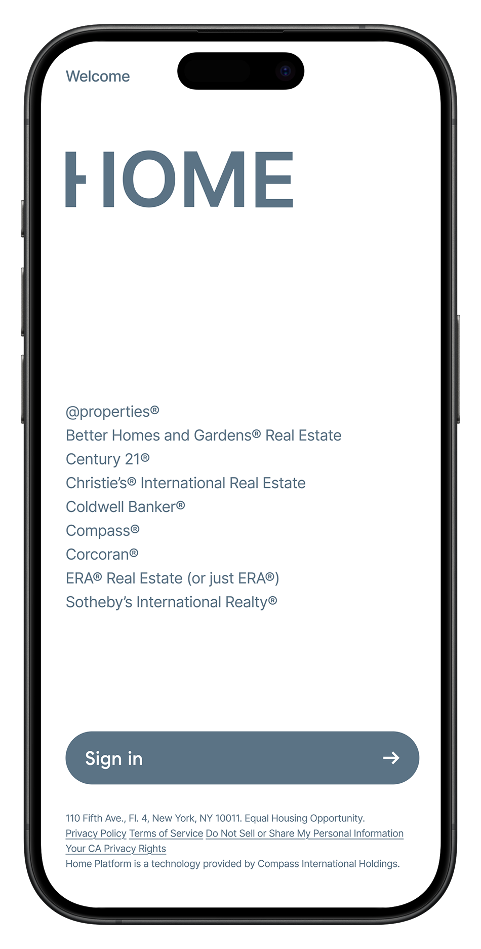 Mobile - Home Login-portrait